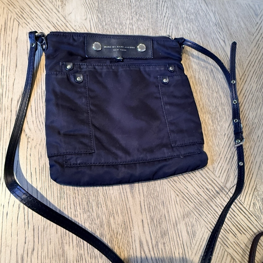 Marc By Marc Jacobs Black Nylon Crossbody Bag